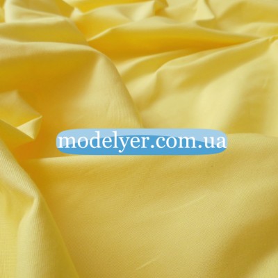 Ткань Коттон стрейч (желтый)